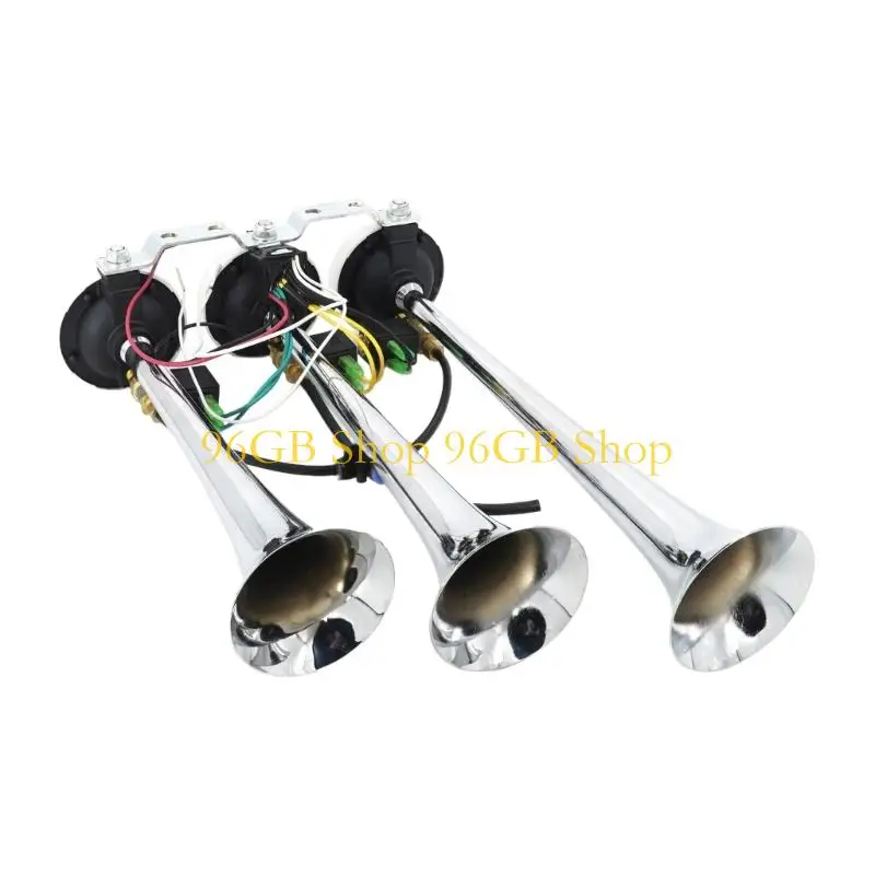 96GB Three Tube Double Sound Automotive Horn Stainless Steel Material 12V 24V Support Clear Audible Alert Weatherproof
96GB Three Tube Double Sound Automotive Horn Stainless Steel Material 12V 24V Support Clear Audible Alert Weatherproof