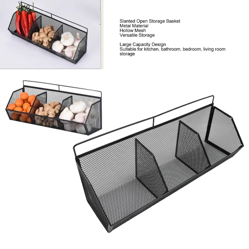 D9 Hanging Kitchen Basket Organizers Adhesive Non Drill Wall Mounted Small Wire Storage Food Pantry Bevel Fruit Bottle Basket
D9 Hanging Kitchen Basket Organizers Adhesive Non Drill Wall Mounted Small Wire Storage Food Pantry Bevel Fruit Bottle Basket
