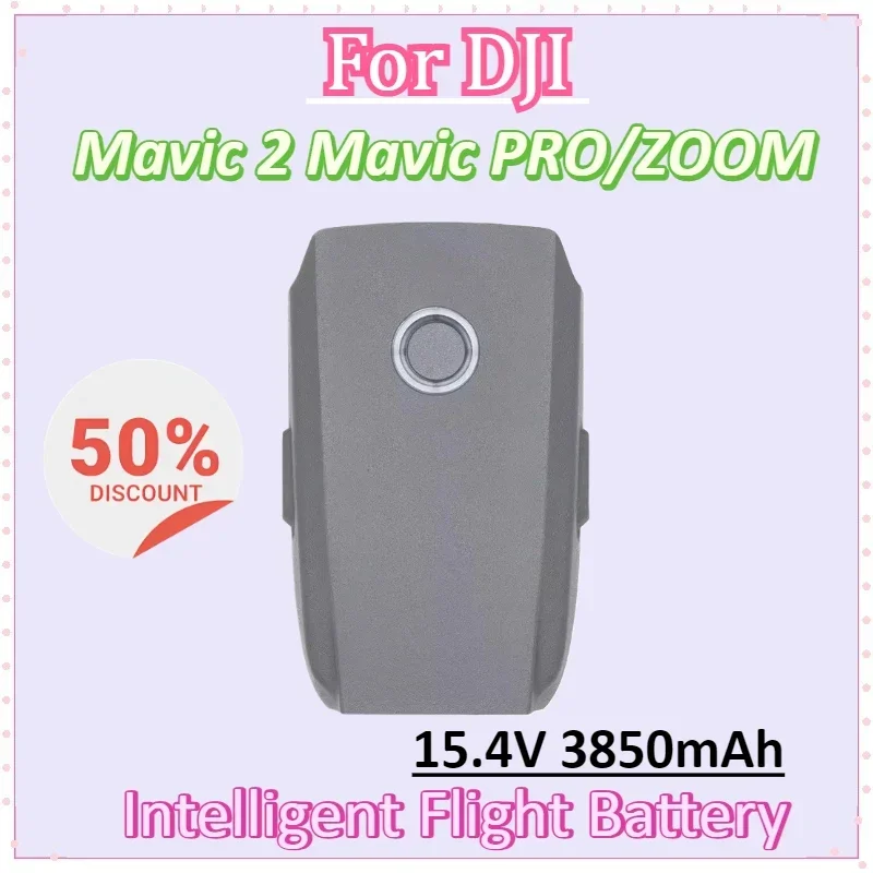 15.4V 3850mAh High Capacity Rechargeable Battery for DJI Mavic 2 Mavic PRO/ZOOM Version Drone Intelligent Flight Battery 
15.4V 3850mAh High Capacity Rechargeable Battery for DJI Mavic 2 Mavic PRO/ZOOM Version Drone Intelligent Flight Battery