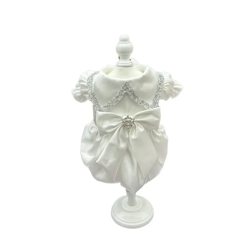 Pet Wedding Dress Corgi Teddy Bow Lotus Leaf Edge Summer Light Princess Dress Dog Dress
Pet Wedding Dress Corgi Teddy Bow Lotus Leaf Edge Summer Light Princess Dress Dog Dress