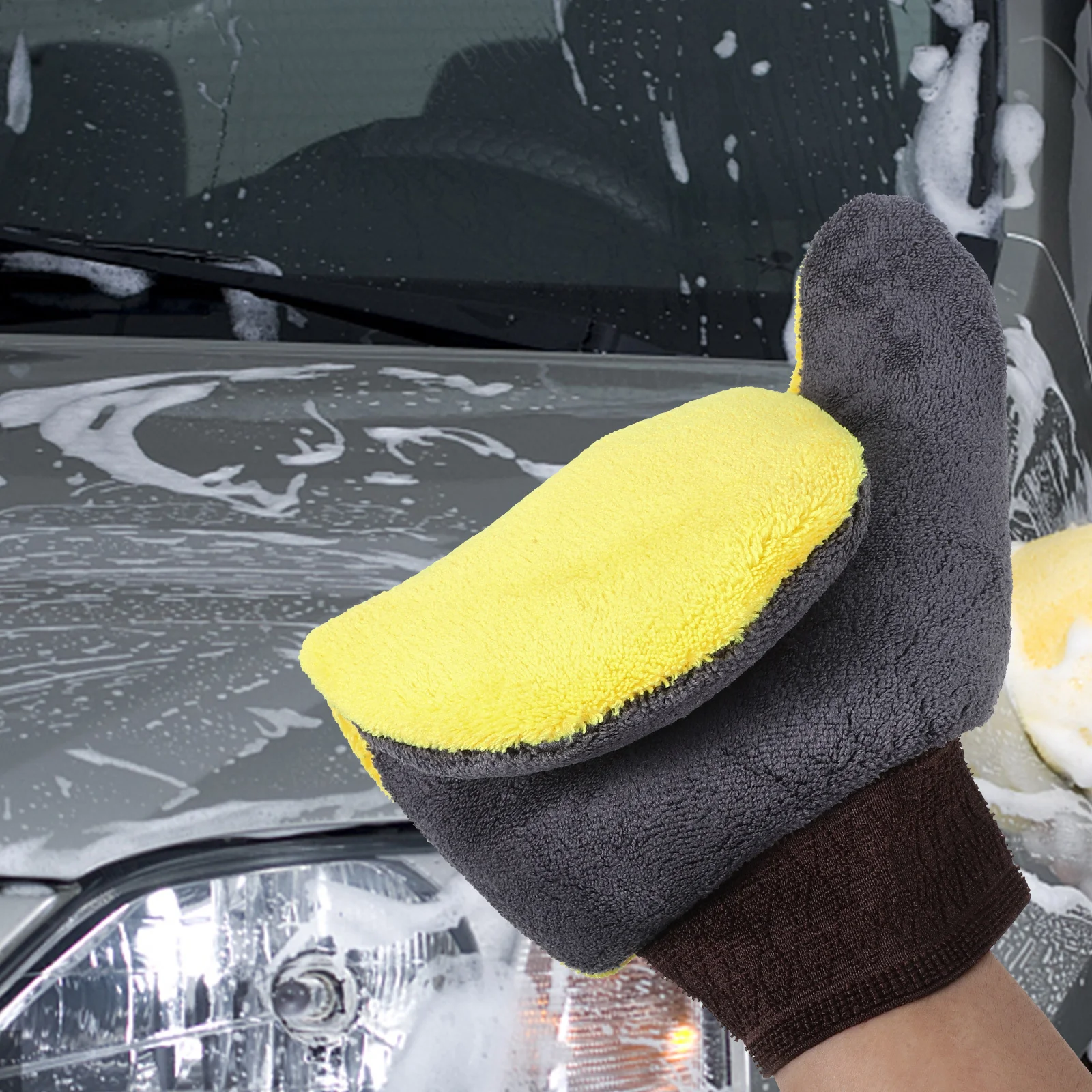2Pcs Car Wash Mitts Reliable Coral Fleece Material Dust Mitt for House and Car Cleaning Wash Mitt Exterior Care Products
2Pcs Car Wash Mitts Reliable Coral Fleece Material Dust Mitt for House and Car Cleaning Wash Mitt Exterior Care Products