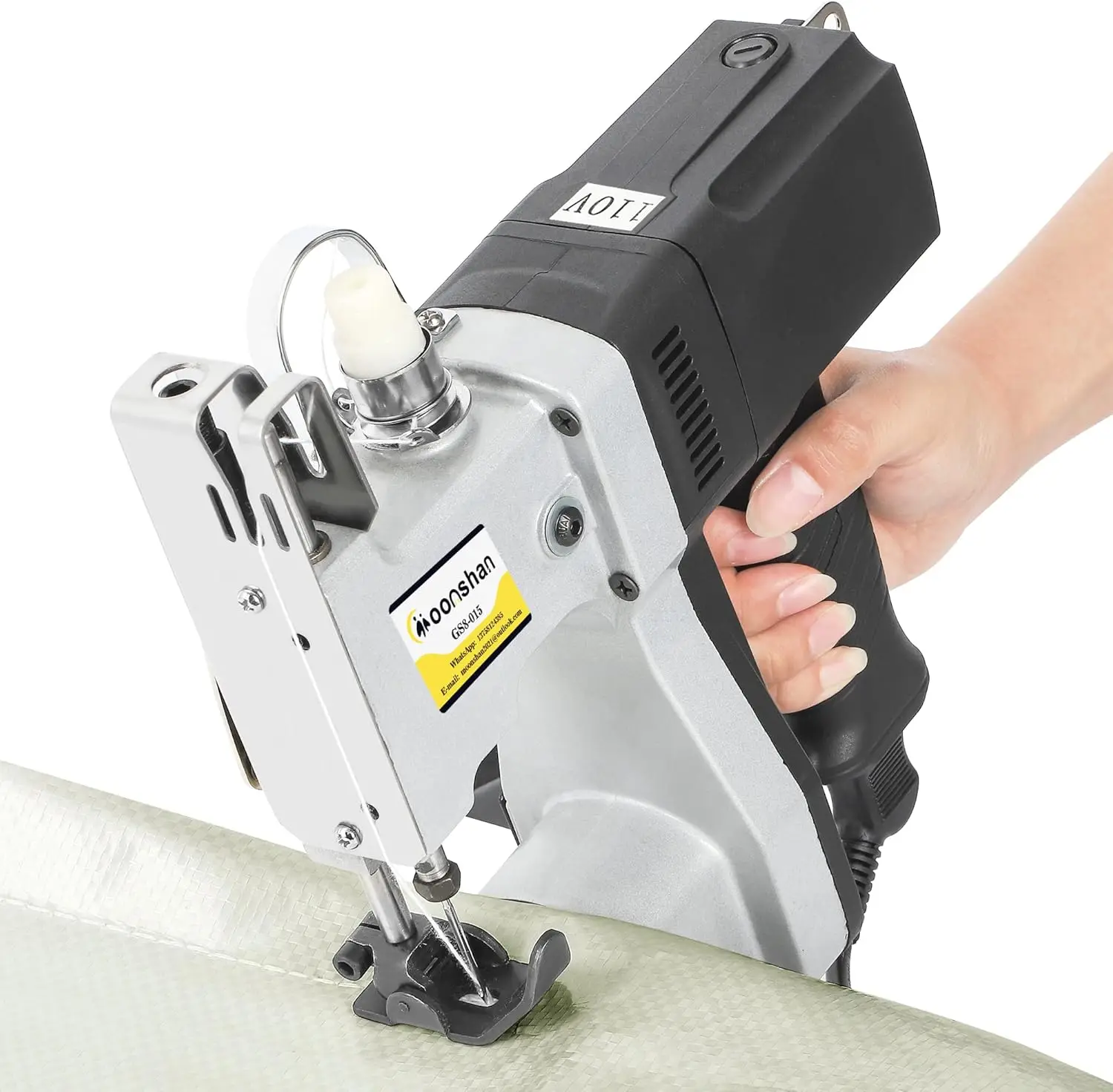 Portable Bag Sewing Machine for Woven Bags, Non-woven Fabrics, and Leather - Automatic Closer, 6.4Lbs
Portable Bag Sewing Machine for Woven Bags, Non-woven Fabrics, and Leather - Automatic Closer, 6.4Lbs