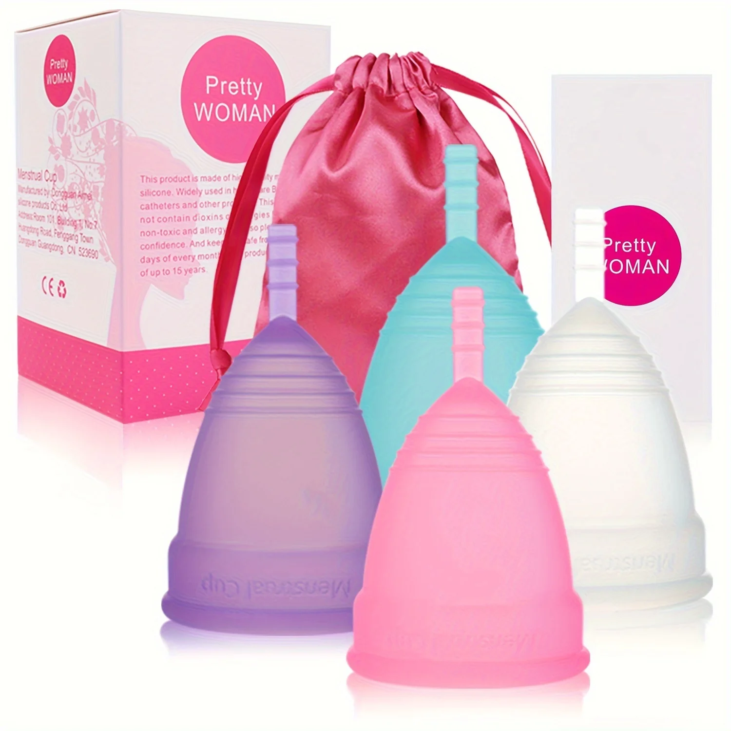 1pc Menstrual Cup, Can Be Worn Continuously for 12 Hours, Reusable, Medical Grade Silicone Suitable for Use During A Woman's
1pc Menstrual Cup, Can Be Worn Continuously for 12 Hours, Reusable, Medical Grade Silicone Suitable for Use During A Woman's