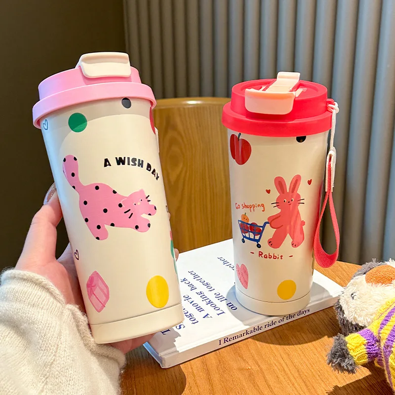 500ml Thermal Leak-proof Water Bottle with Hidden Straw Insulated Bottle Thermos Cup Portable 316 Stainless Steel Coffee Mug
500ml Thermal Leak-proof Water Bottle with Hidden Straw Insulated Bottle Thermos Cup Portable 316 Stainless Steel Coffee Mug