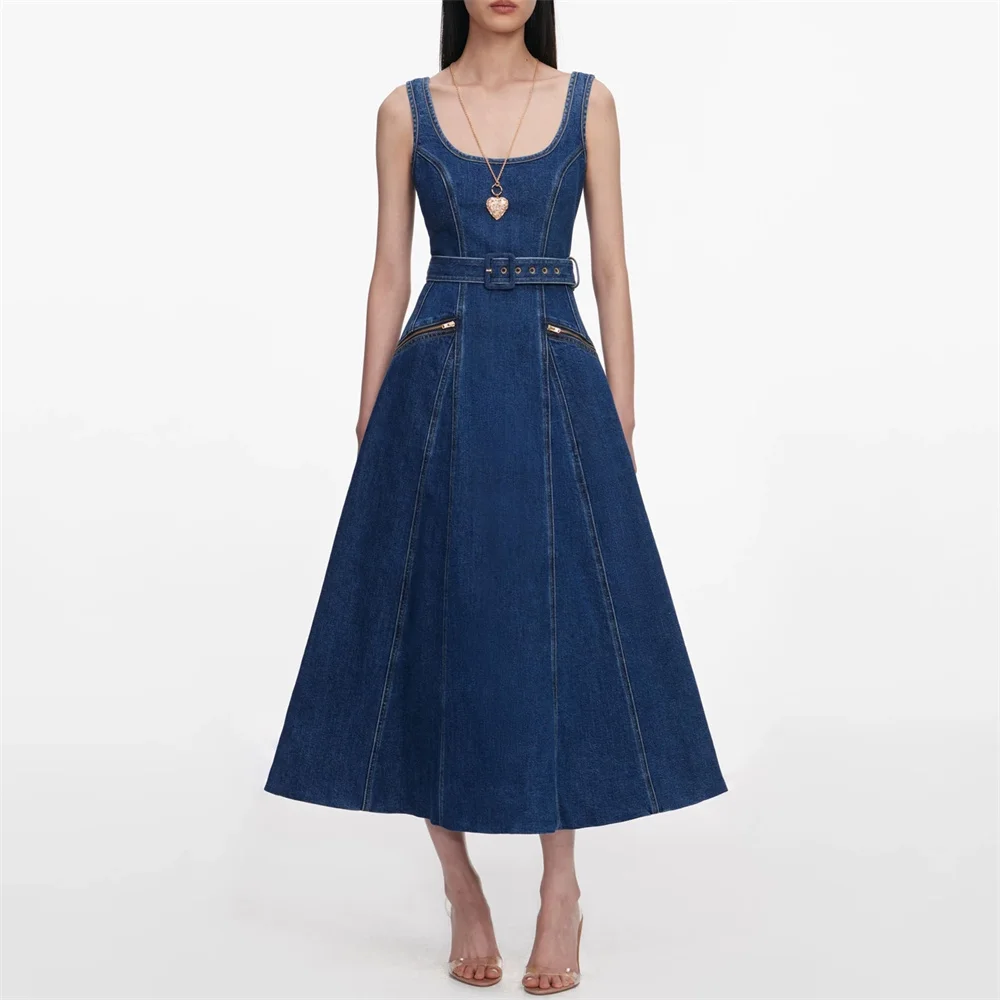 2026 Summer Women's Denim Dress — Belted, Corset-Style, Sexy Ladies' Strappy Dress — Y2K New Fashion Party Dress bra
2026 Summer Women's Denim Dress — Belted, Corset-Style, Sexy Ladies' Strappy Dress — Y2K New Fashion Party Dress bra