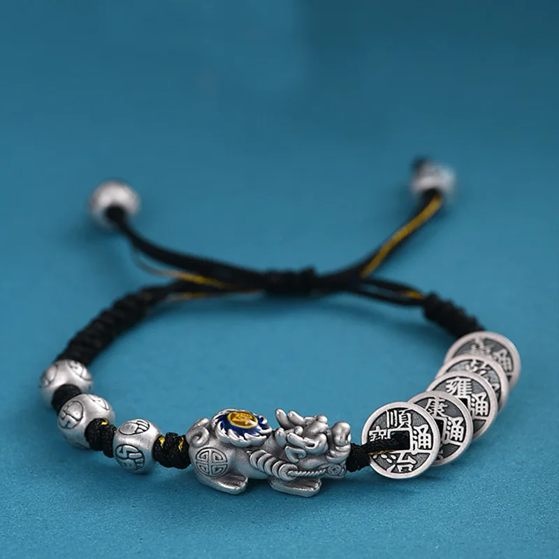 Feng Shui Pixiu Lucky Prayer Coin Beads Bracelet for Men Women Handmade Woven Red Rope Wristband Couple Friendship Jewelry Gifts
Feng Shui Pixiu Lucky Prayer Coin Beads Bracelet for Men Women Handmade Woven Red Rope Wristband Couple Friendship Jewelry Gifts