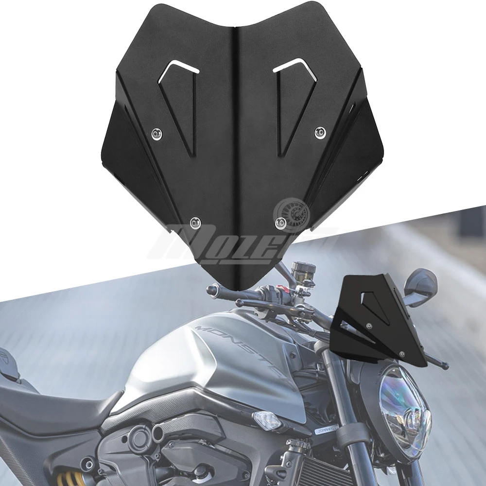FOR DUCATI Monster 937 Plus 2021 2022 2023 2024 Motorcycle Sports Windscreen CNC Aluminum Windshield Deflector Wind Guard Cover
FOR DUCATI Monster 937 Plus 2021 2022 2023 2024 Motorcycle Sports Windscreen CNC Aluminum Windshield Deflector Wind Guard Cover