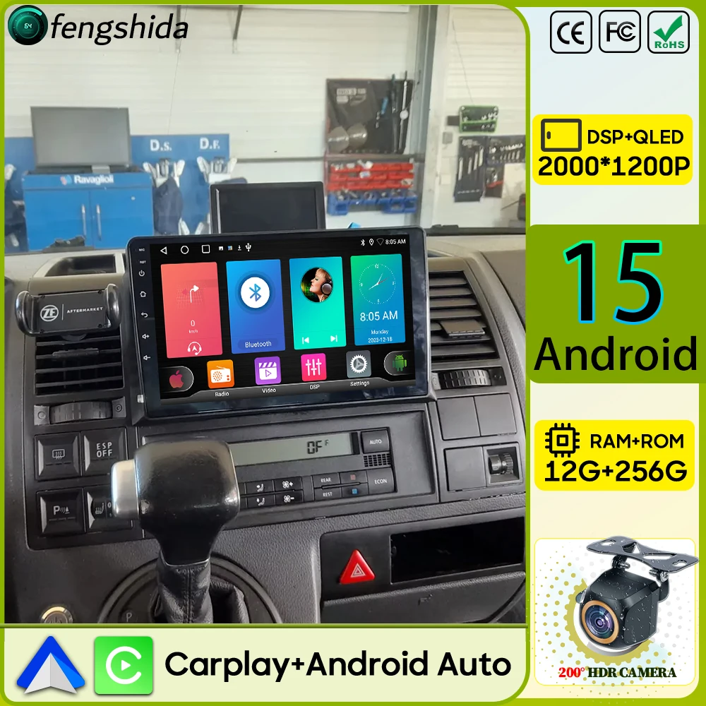 Автомобильный радиоприемник Carplay для Volkswagen Multivan T5 2003 2004-2015 навигация GPS Android авто стерео экран видео авторадио 2k без 2din
Автомобильный радиоприемник Carplay для Volkswagen Multivan T5 2003 2004-2015 навигация GPS Android авто стерео экран видео авторадио 2k без 2din