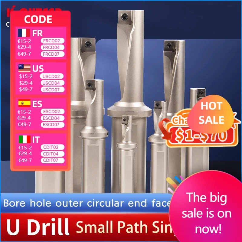 TCAP Series U-drill 2.25D/3.25D Depth Drilling Turning Boring Small Hole Fast Drill With XCMT04/05/06/07/08/10 Carbide Insert
TCAP Series U-drill 2.25D/3.25D Depth Drilling Turning Boring Small Hole Fast Drill With XCMT04/05/06/07/08/10 Carbide Insert