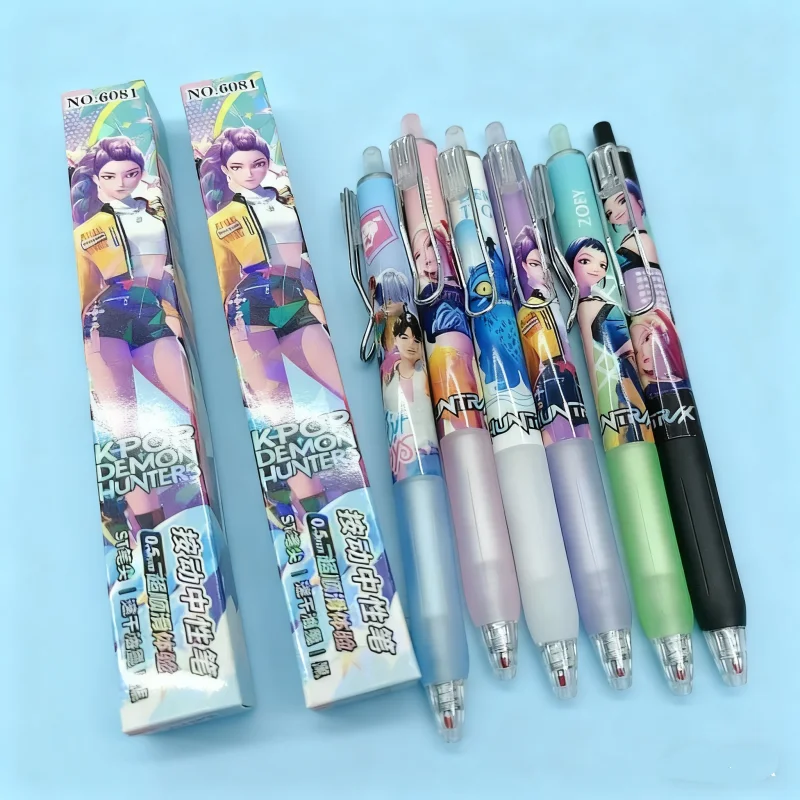 Kpop Demon Hunter Cute 0.5mm Gel Pen and Notebook - Stationery Cartoon Anime Derivative Campus Office Supplies Party Gift
Kpop Demon Hunter Cute 0.5mm Gel Pen and Notebook - Stationery Cartoon Anime Derivative Campus Office Supplies Party Gift
