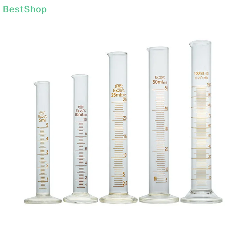 1 шт. профессиональный толстый стеклянный мерный цилиндр с градуировкой, инструмент 5 мл, 10 мл, 25 мл, 50 мл, 100 мл, мерный цилиндр для лабораторных принадлежностей
1 шт. профессиональный толстый стеклянный мерный цилиндр с градуировкой, инструмент 5 мл, 10 мл, 25 мл, 50 мл, 100 мл, мерный цилиндр для лабораторных принадлежностей
