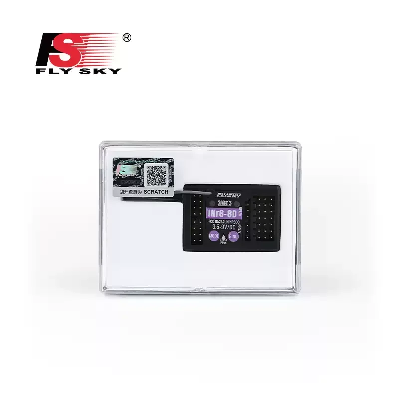 FlySky INr8-8D 8-channel light receiver suitable for NB4 NB4 Pro remote control
FlySky INr8-8D 8-channel light receiver suitable for NB4 NB4 Pro remote control