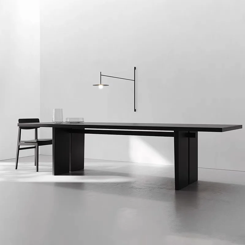 Minimalist solid wood dining table, modern industrial office desk, minimalist desk, conference table, natural wood large board
Minimalist solid wood dining table, modern industrial office desk, minimalist desk, conference table, natural wood large board
