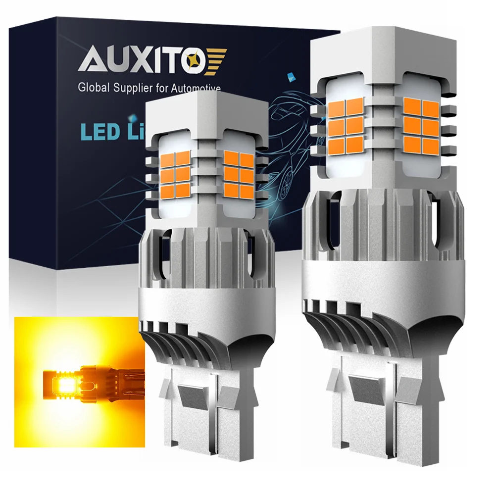 AUXITO 2Pcs No Hyper Flash 7440 LED Bulb T20 W21W WY21W 7440NA 7440 LED Turn Signal Light Bulbs Canbus Error Free Car Lamp Amber
AUXITO 2Pcs No Hyper Flash 7440 LED Bulb T20 W21W WY21W 7440NA 7440 LED Turn Signal Light Bulbs Canbus Error Free Car Lamp Amber