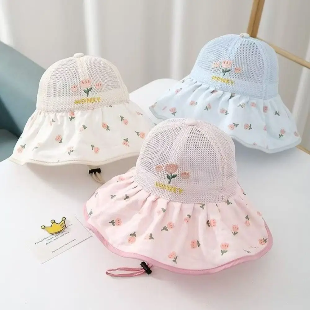 Сетчатая детская кепка от солнца с цветочным узором, дышащая детская бейсболка, защита от солнца, детская шляпа от солнца с большими полями, активный отдых на свежем воздухе
Сетчатая детская кепка от солнца с цветочным узором, дышащая детская бейсболка, защита от солнца, детская шляпа от солнца с большими полями, активный отдых на свежем воздухе