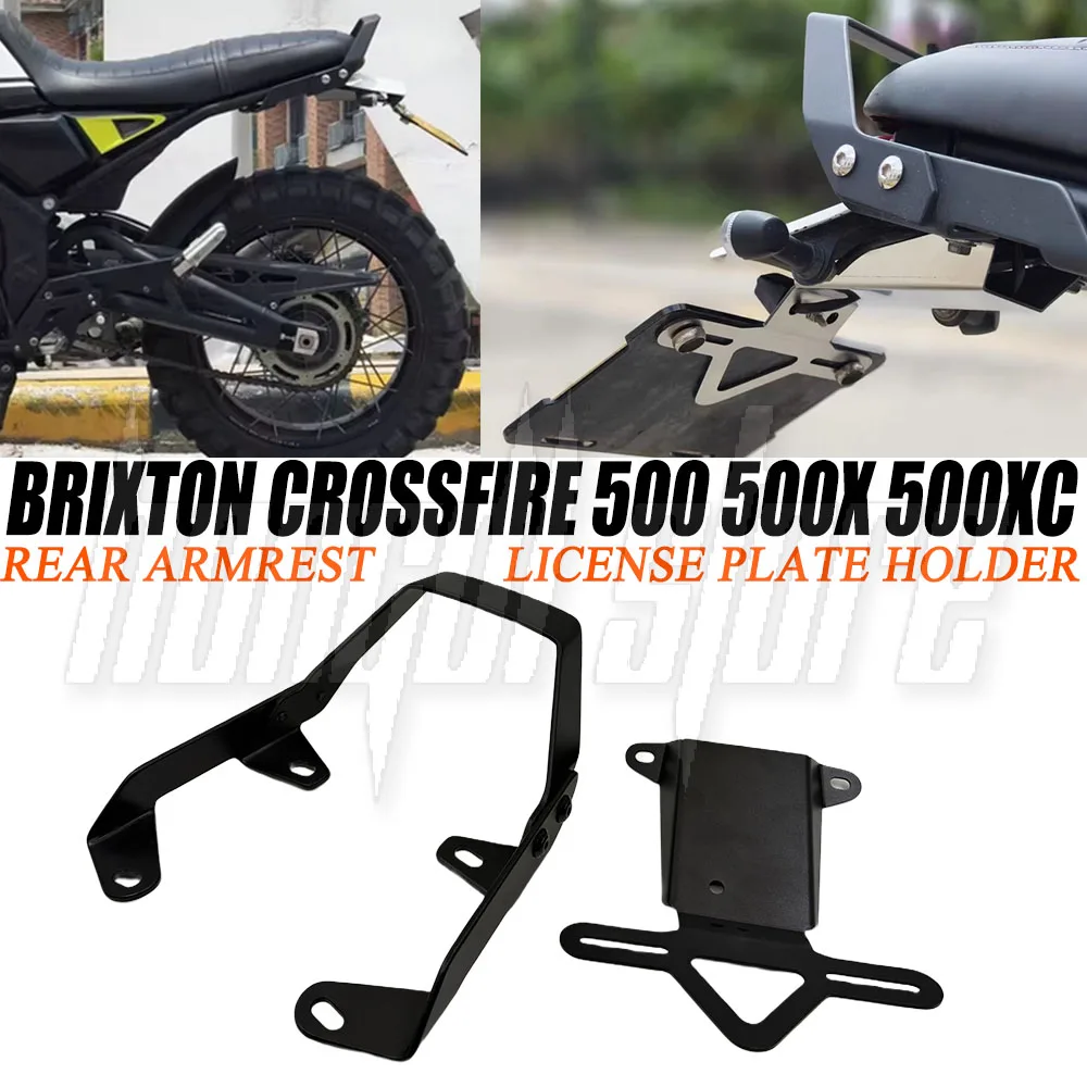 New For Brixton Crossfire 500 500X 500XC Crossfire500 Rear armrest Passenger handrail Rear Grab Handle License Plate Holder
New For Brixton Crossfire 500 500X 500XC Crossfire500 Rear armrest Passenger handrail Rear Grab Handle License Plate Holder