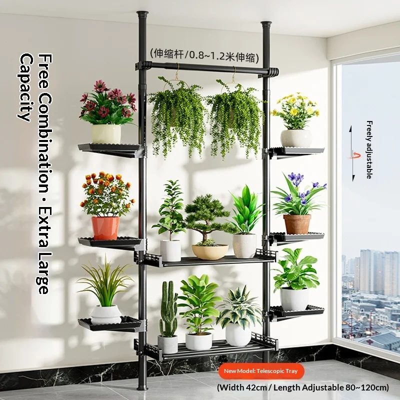 Flower Rack Balcony Indoor Potted Plant Storage Rack Floor-Standing Multi-Layer Living Room Modern Simple Simple Flower Pot Rack
Flower Rack Balcony Indoor Potted Plant Storage Rack Floor-Standing Multi-Layer Living Room Modern Simple Simple Flower Pot Rack
