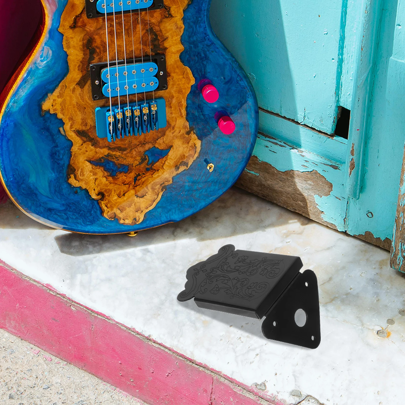 8-String Mandolin Guitar Tailpiece Plated Triangle B-45 Shiny Finish Removable Cover Fast String Change
8-String Mandolin Guitar Tailpiece Plated Triangle B-45 Shiny Finish Removable Cover Fast String Change