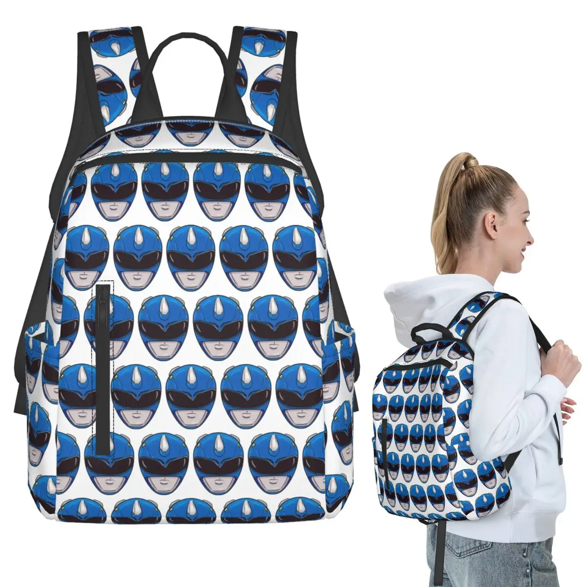 Blue Ranger Backpack Student BookBag Kids School Bag Laptop Shoulder Bags Men Women
Blue Ranger Backpack Student BookBag Kids School Bag Laptop Shoulder Bags Men Women