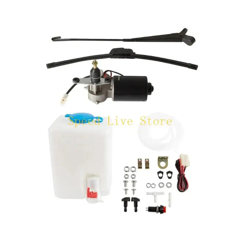 547C Water Resistant 90° Wiper Assembly Vehicle Cleaning Package Combining 12V Motor & Adjustable Fluid Dispensing Mechanism
547C Water Resistant 90° Wiper Assembly Vehicle Cleaning Package Combining 12V Motor & Adjustable Fluid Dispensing Mechanism