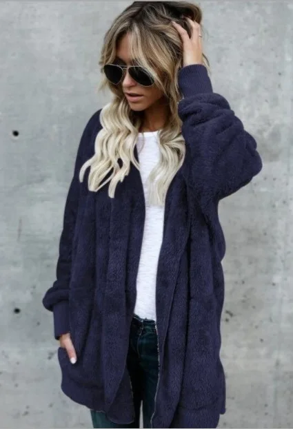 Autumn and Winter Fluffy Warm Top Mid-length Two-sided Fur-resistant Women's Jacket
Autumn and Winter Fluffy Warm Top Mid-length Two-sided Fur-resistant Women's Jacket