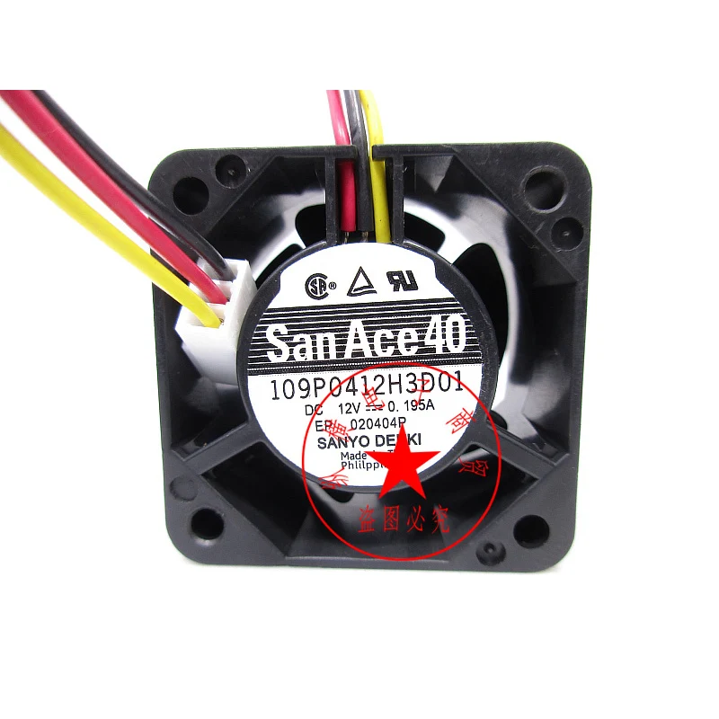 New Original 109P0412H3D01 4028 12V 0.195A 4CM 3 Wire Test Speed Double Ball Bearing Server Cooling Fan
New Original 109P0412H3D01 4028 12V 0.195A 4CM 3 Wire Test Speed Double Ball Bearing Server Cooling Fan