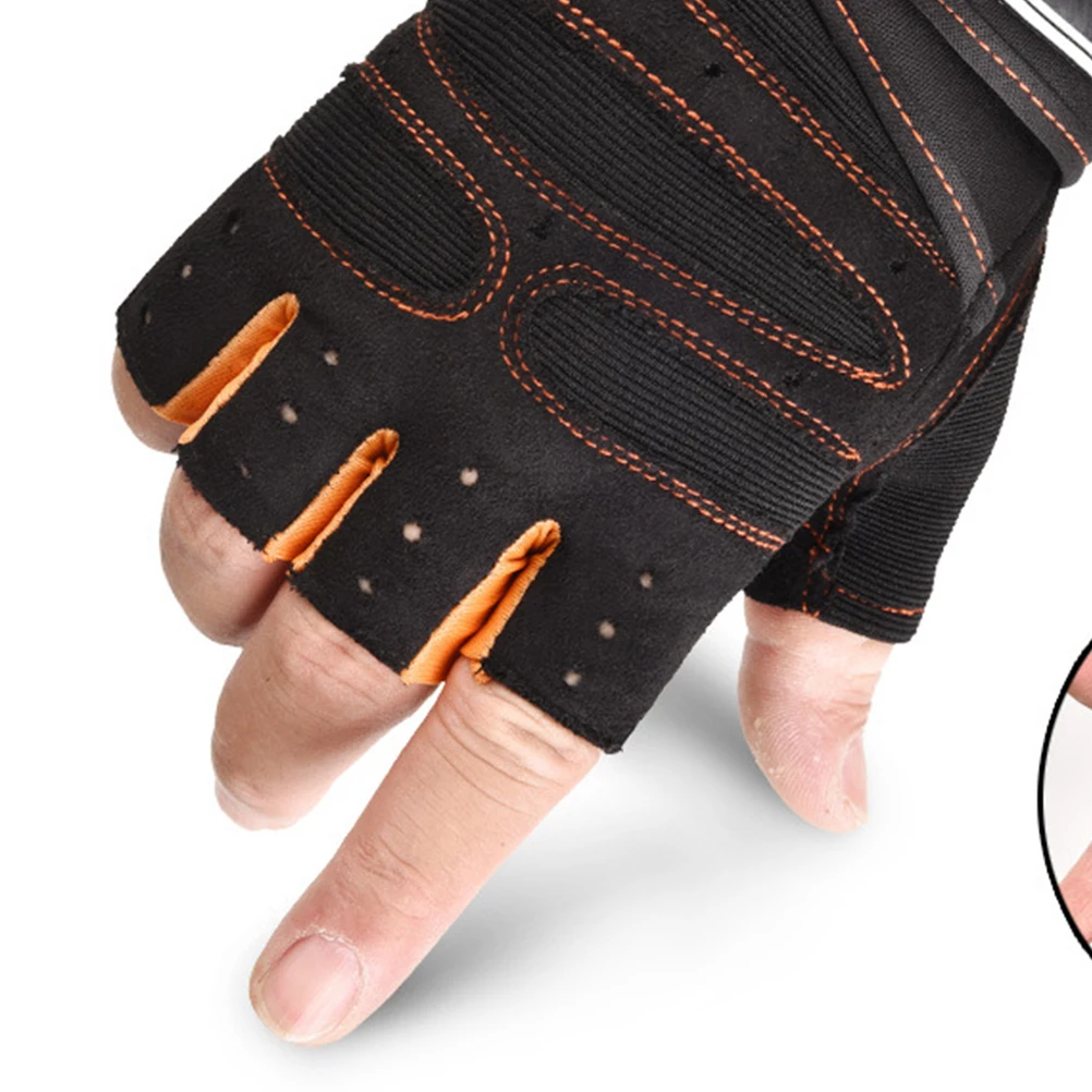 Sports Half Finger Gloves Black Fitness Riding Shock absorbing Anti slip Breathable Durable Work Gloves Palm Protection
Sports Half Finger Gloves Black Fitness Riding Shock absorbing Anti slip Breathable Durable Work Gloves Palm Protection
