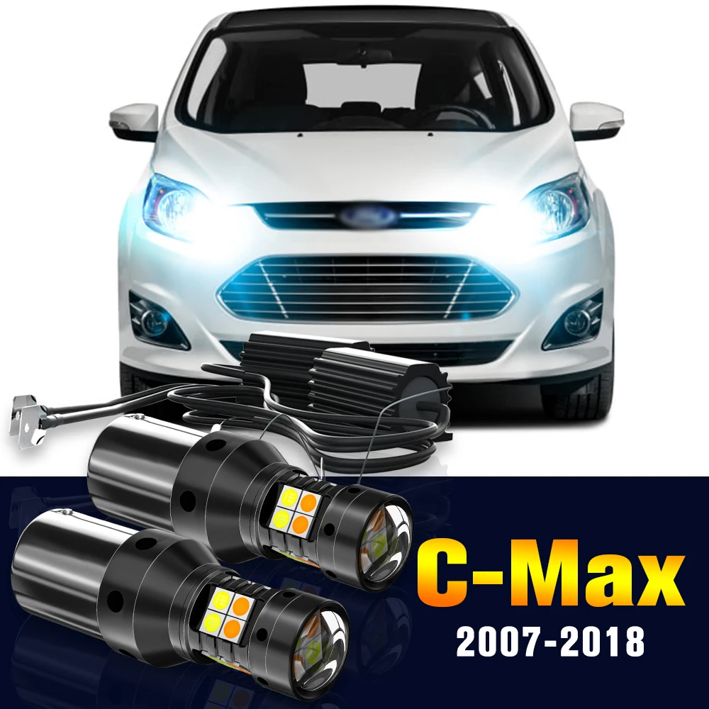 2pcs LED Dual Mode Turn Signal+Daytime Running Light DRL Lamp For Ford C-Max CMax C Max 2007-2018 2010 2011 2012 Accessories
2pcs LED Dual Mode Turn Signal+Daytime Running Light DRL Lamp For Ford C-Max CMax C Max 2007-2018 2010 2011 2012 Accessories