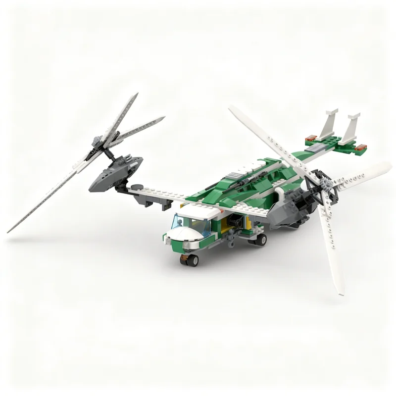 NEW 452PCS MOC Street View Grasshopper Helicopter Model Custom Building Blocks Architecture DIY Assembly Display Gift Blocks Set
NEW 452PCS MOC Street View Grasshopper Helicopter Model Custom Building Blocks Architecture DIY Assembly Display Gift Blocks Set