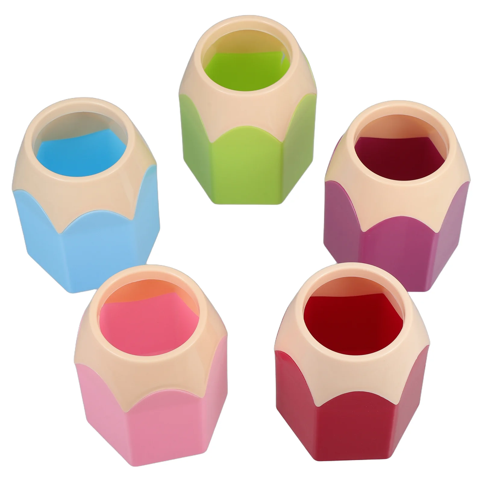 5 Pcs Multifunctional Colorful Pencil Holder Kids Office Student Stationery Desktop ganizer Makeup Brush Pen Cup Safe Material
5 Pcs Multifunctional Colorful Pencil Holder Kids Office Student Stationery Desktop ganizer Makeup Brush Pen Cup Safe Material