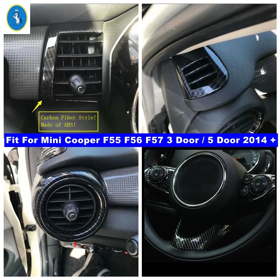 Auto Side AC Vent Outlet / Steering Wheel Gear Shift Frame Cover Trim For Mini Cooper F55 F56 F57 3 Door / 5 Door 2014 - 2019
Auto Side AC Vent Outlet / Steering Wheel Gear Shift Frame Cover Trim For Mini Cooper F55 F56 F57 3 Door / 5 Door 2014 - 2019