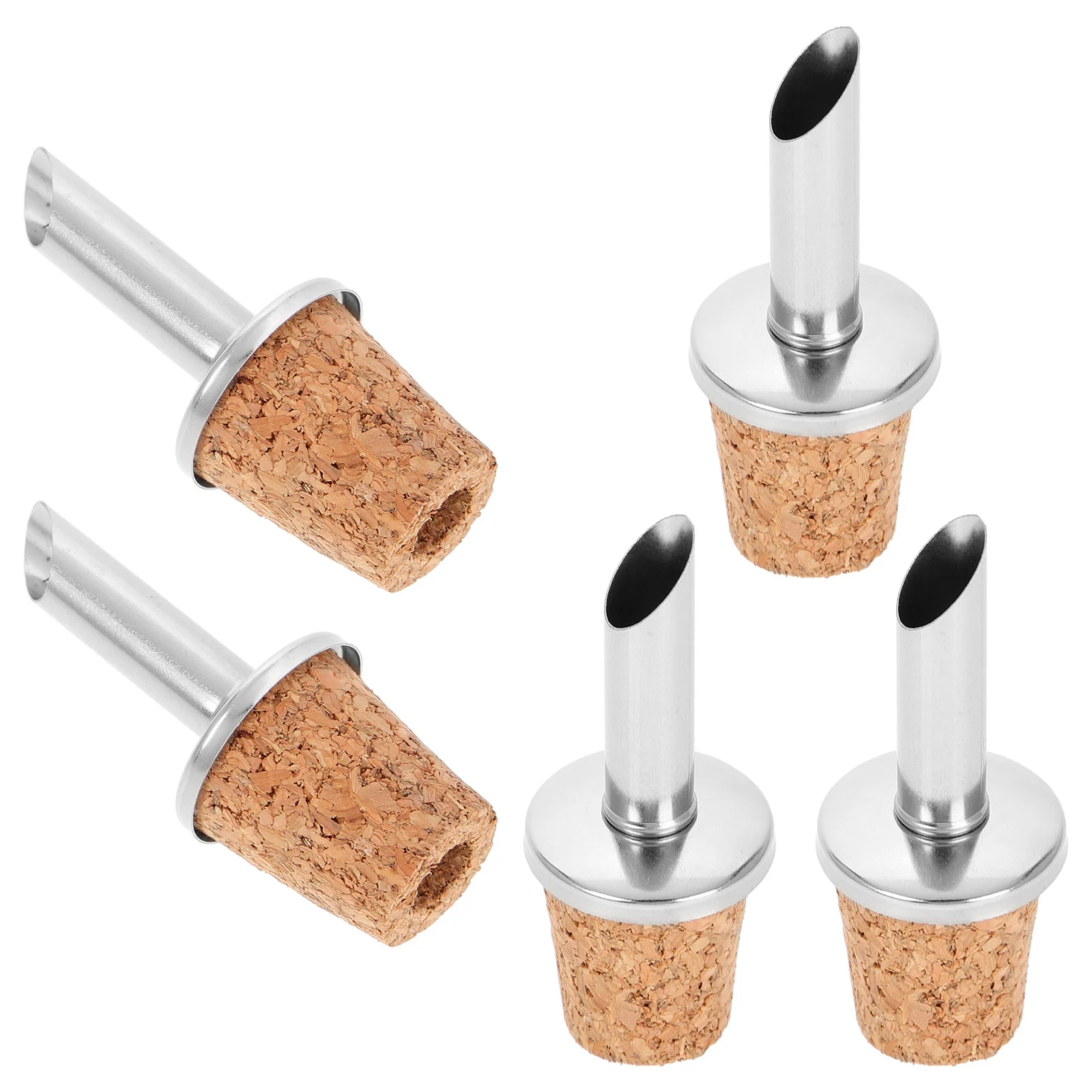 5 Pcs Stainless Steel Oil Bottle Stopper Dispenser Spout Cork Pour Metal Spouts Pourer
5 Pcs Stainless Steel Oil Bottle Stopper Dispenser Spout Cork Pour Metal Spouts Pourer