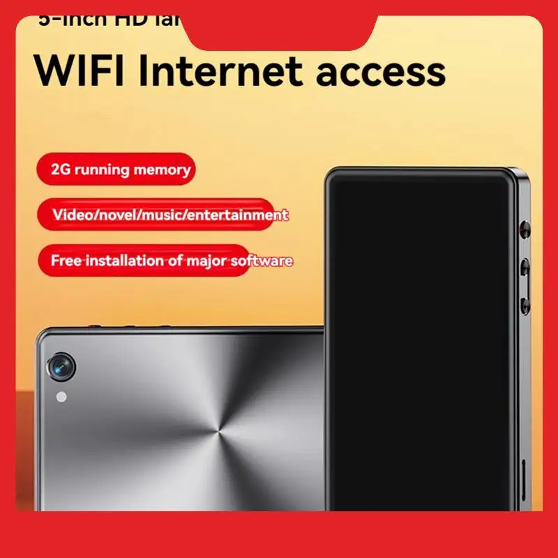 Многофункциональный MP4 MP3-плеер Wi-Fi Bluetooth 5.0 Портативное аудиоустройство с сенсорным управлением
Многофункциональный MP4 MP3-плеер Wi-Fi Bluetooth 5.0 Портативное аудиоустройство с сенсорным управлением