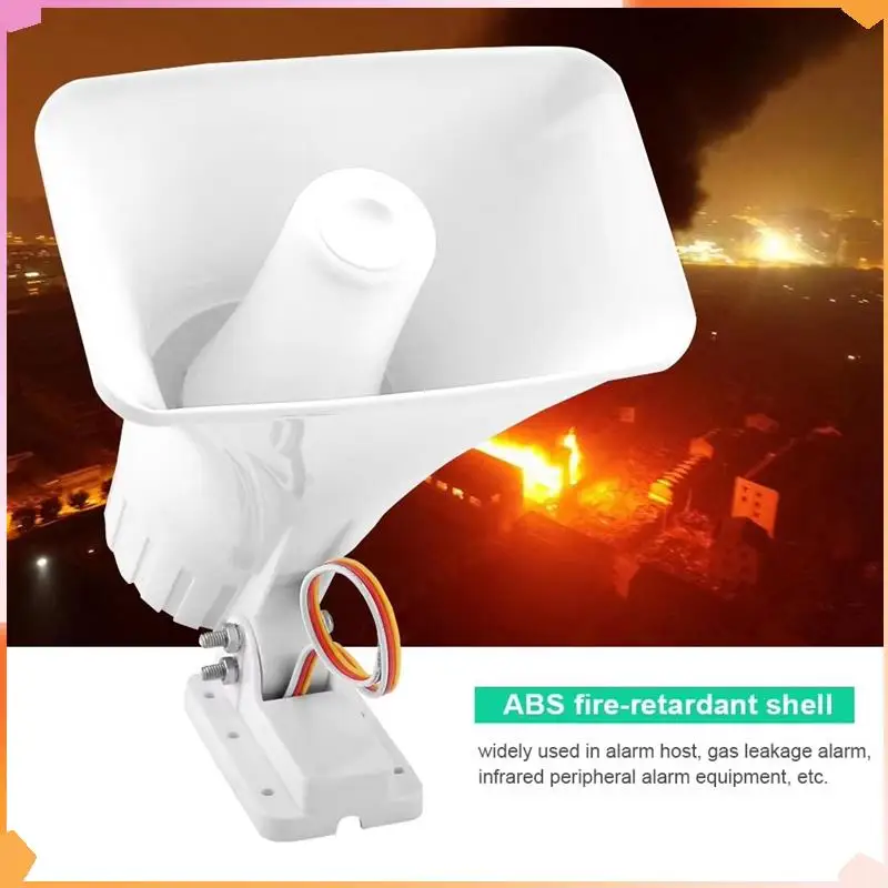 B94A New XL- 112 130 DB DC 12V 30W Dual Tone Wired Horn Siren Burglar Alarm System Warning Althorn For Home Security
B94A New XL- 112 130 DB DC 12V 30W Dual Tone Wired Horn Siren Burglar Alarm System Warning Althorn For Home Security