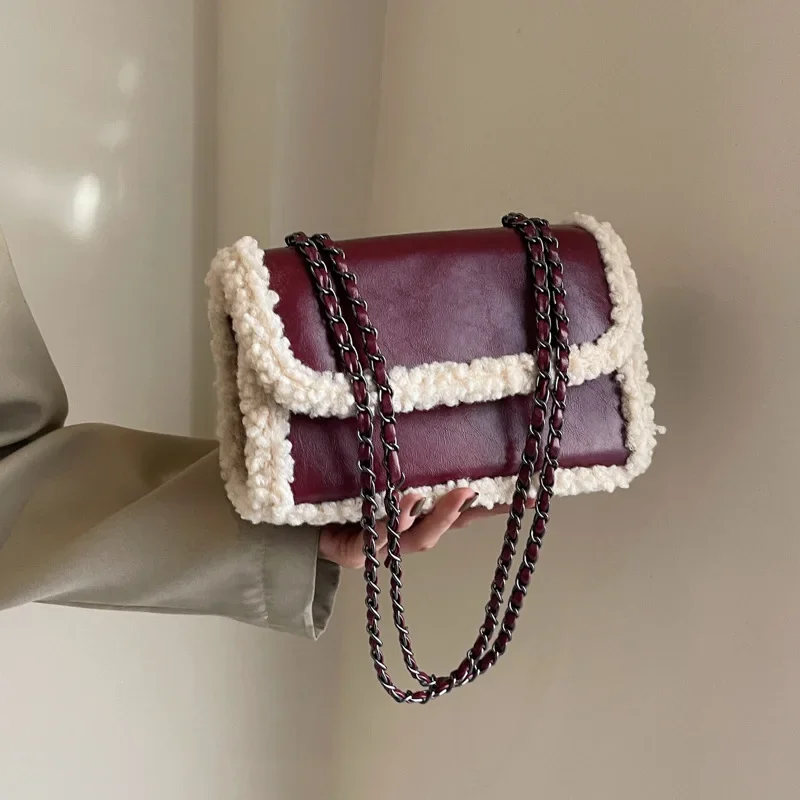 2025 Hot - Selling! Women's Plush Chain Shoulder Bag - High - End Appeal, Simple Retro Crossbody Small Square, Popular Choice
2025 Hot - Selling! Women's Plush Chain Shoulder Bag - High - End Appeal, Simple Retro Crossbody Small Square, Popular Choice