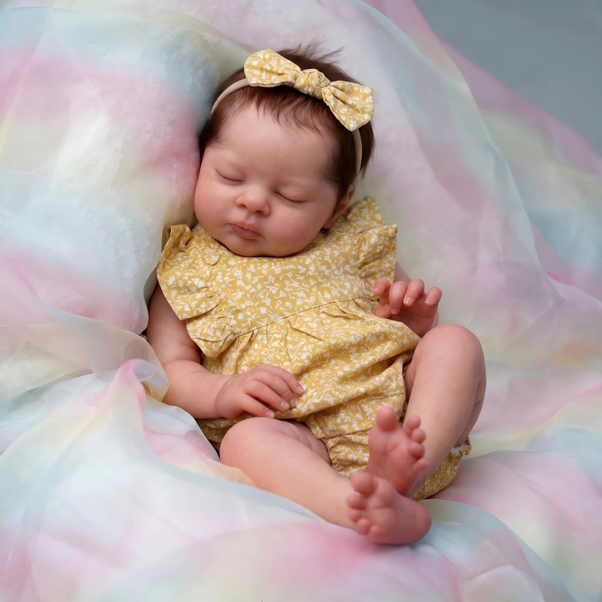 NPK 19inch Esenia Soft Body Reborn Doll - 3D Skin Multiple Layers Hand Painted with Realistic Hand-Rooted Hair Touch Doll
NPK 19inch Esenia Soft Body Reborn Doll - 3D Skin Multiple Layers Hand Painted with Realistic Hand-Rooted Hair Touch Doll