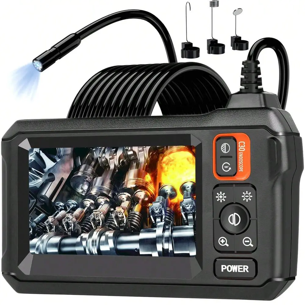 Endoscope Camera With Light, IP67 Waterproof Endoscope, 1080P HD Inspection Camera, Borescope Camera With Light, Snake Camera,
Endoscope Camera With Light, IP67 Waterproof Endoscope, 1080P HD Inspection Camera, Borescope Camera With Light, Snake Camera,