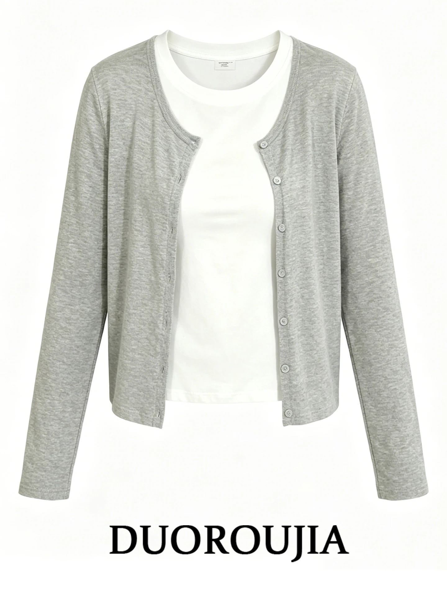 DUOR plus Size Knitted Light Weight Summer Cardigan Women's Outerwear Slimming Grey Open Front Sleeve Long UV Protection
DUOR plus Size Knitted Light Weight Summer Cardigan Women's Outerwear Slimming Grey Open Front Sleeve Long UV Protection