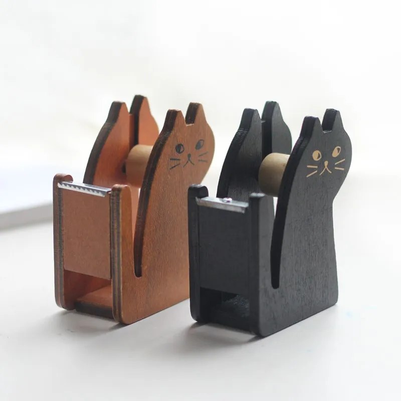 2018 new tape dispenser kawaii retro wooden cat styling tape cutter Miranda cat manufacturer wholesale cute stationery
2018 new tape dispenser kawaii retro wooden cat styling tape cutter Miranda cat manufacturer wholesale cute stationery