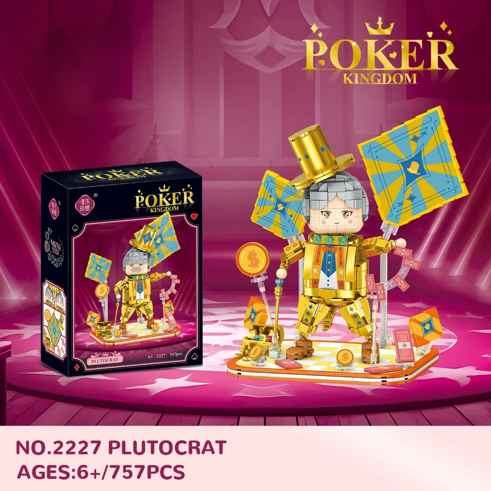 Cute Poker Kingdom Figure Building Blocks Knight Joker Brick Assembly Hearts Clubs Spades Diamonds Model for Kids Gift
Cute Poker Kingdom Figure Building Blocks Knight Joker Brick Assembly Hearts Clubs Spades Diamonds Model for Kids Gift