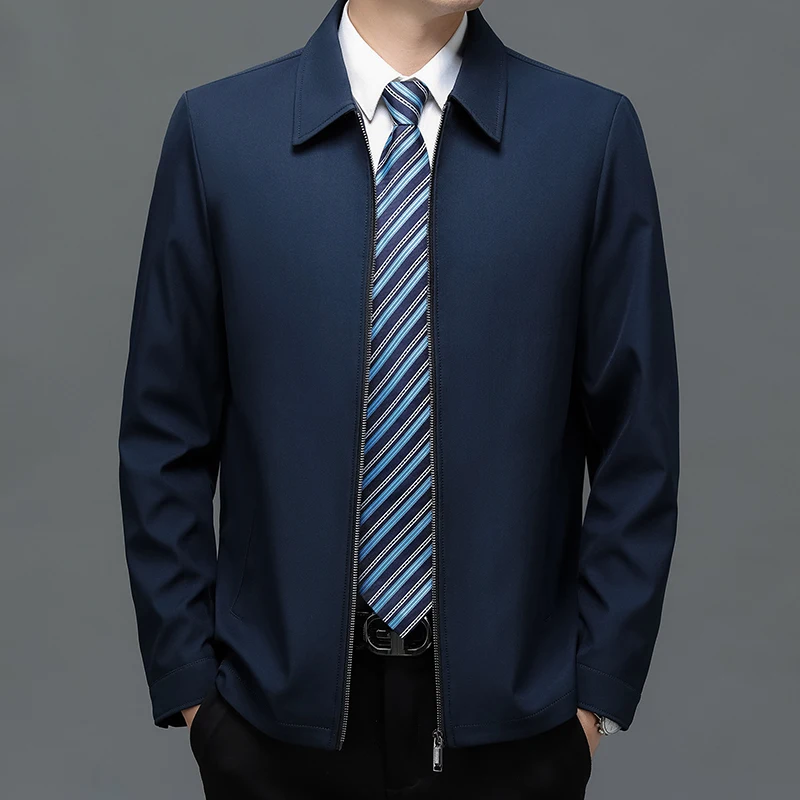 Новая демисезонная повседневная свободная мужская куртка с воротником-стойкой, из полиэстера, на молнии, с длинными рукавами
Новая демисезонная повседневная свободная мужская куртка с воротником-стойкой, из полиэстера, на молнии, с длинными рукавами