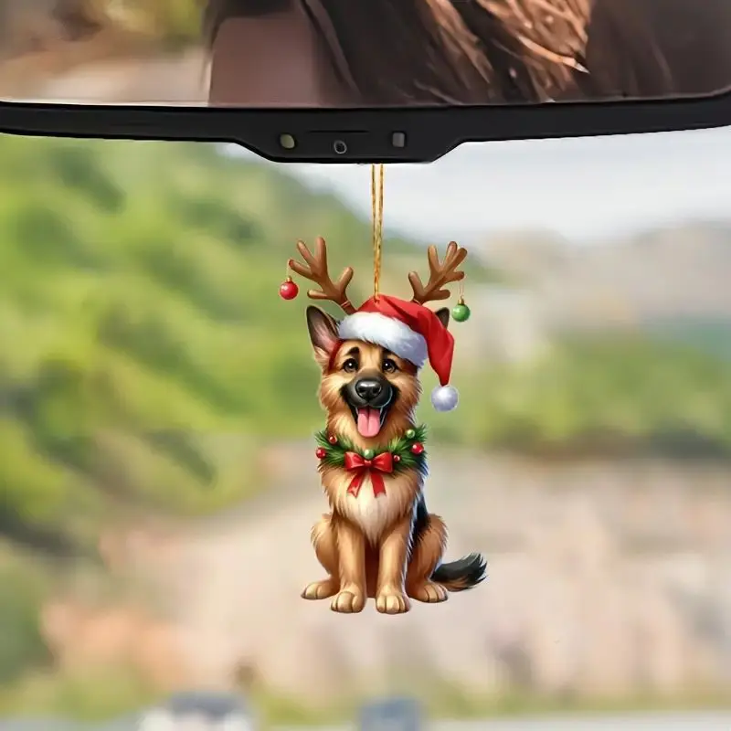Dog Hanging Decoration Acrylic Pug Puppy Hanging Ornament for Christmas Tree Car Rearview Mirror Dog Cartoon for Home
Dog Hanging Decoration Acrylic Pug Puppy Hanging Ornament for Christmas Tree Car Rearview Mirror Dog Cartoon for Home