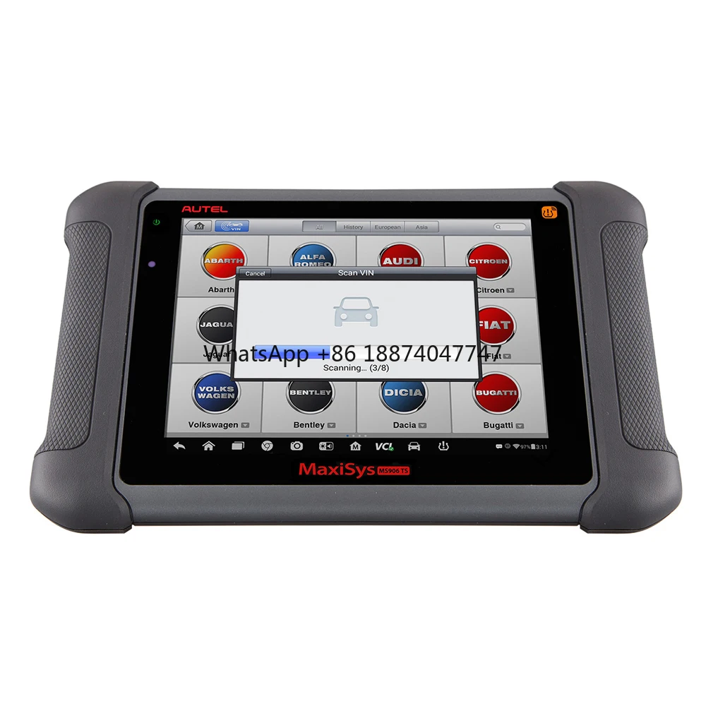 Беспроводной диагностический сканер 100% оригинальный Autel MS906BT Maxisys MS906 BT с поддержкой осциллографа и цифровой проверки MS906BT
Беспроводной диагностический сканер 100% оригинальный Autel MS906BT Maxisys MS906 BT с поддержкой осциллографа и цифровой проверки MS906BT