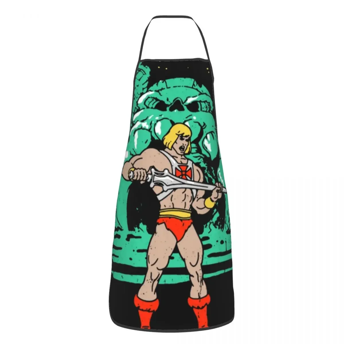 Unisex Masters Of The Universe Kitchen Chef Cooking Baking Apron Women Men He-Man Grayskull Tablier Cuisine for Gardening
Unisex Masters Of The Universe Kitchen Chef Cooking Baking Apron Women Men He-Man Grayskull Tablier Cuisine for Gardening