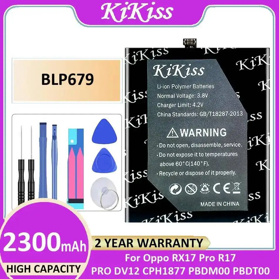 Mobile Phone Battery Fast Charging 2300Mah For Oppo RX17 Pro R17 DV12 CPH1877 PBDM00 PBDT00 Long Lasting BLP679
Mobile Phone Battery Fast Charging 2300Mah For Oppo RX17 Pro R17 DV12 CPH1877 PBDM00 PBDT00 Long Lasting BLP679