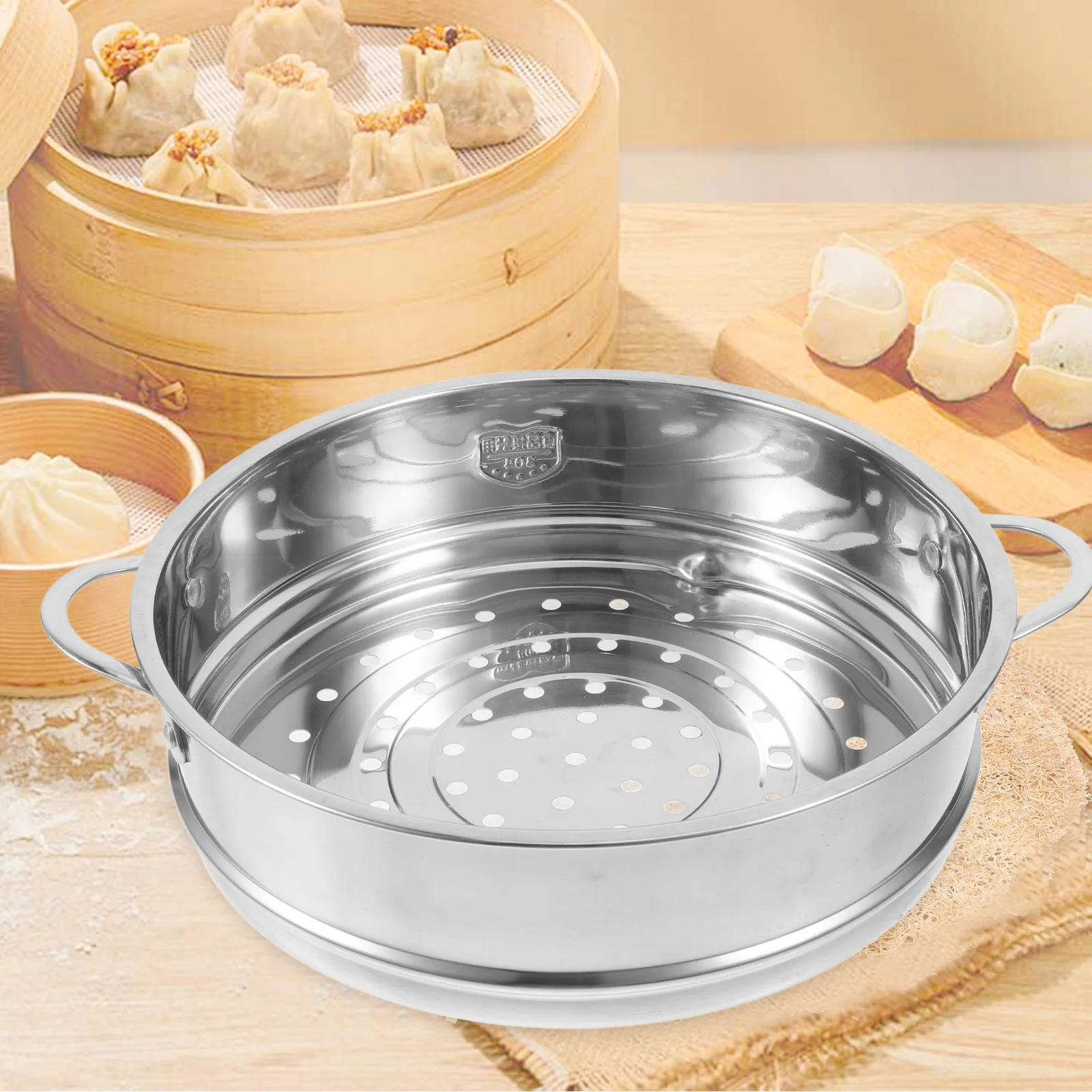 Stainless Steel Steamer 22cm 304 Material Multi-functional Kitchen Tool for Rice Buns Eggs Seafood Easy Clean Dishwasher Safe
Stainless Steel Steamer 22cm 304 Material Multi-functional Kitchen Tool for Rice Buns Eggs Seafood Easy Clean Dishwasher Safe