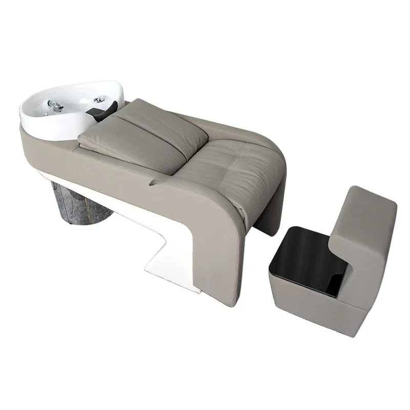Barber Shop Shampoo Chair Hair Salon Fashion Ceramic Deep Basin Half Lying Flushing Bed for Hair Salon
Barber Shop Shampoo Chair Hair Salon Fashion Ceramic Deep Basin Half Lying Flushing Bed for Hair Salon