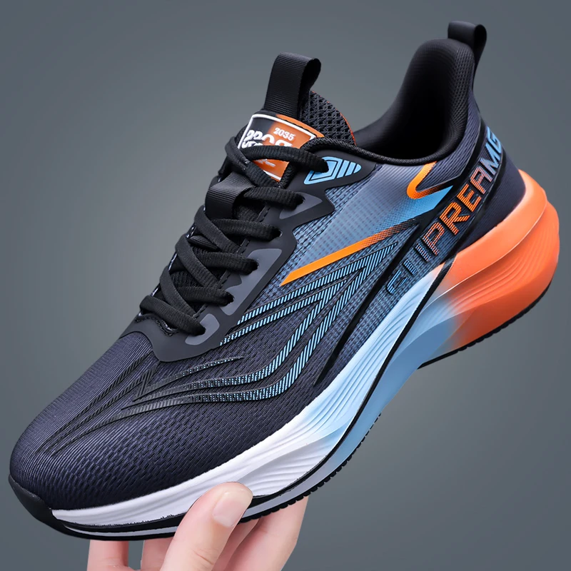 Brand Men's Carbon Plate Running Shoes Soft Cushion Shock Absorbing Sports Shoes Unisex Sneakers Light Anti-Slip Training Shoes
Brand Men's Carbon Plate Running Shoes Soft Cushion Shock Absorbing Sports Shoes Unisex Sneakers Light Anti-Slip Training Shoes