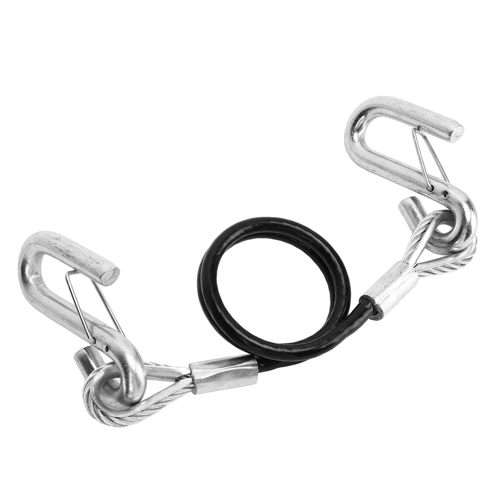 Trailer Safety Cable 27.6 Inch S Hook Spring Safety Rope 3500lbs for RV Trailer Towing Accessories
Trailer Safety Cable 27.6 Inch S Hook Spring Safety Rope 3500lbs for RV Trailer Towing Accessories