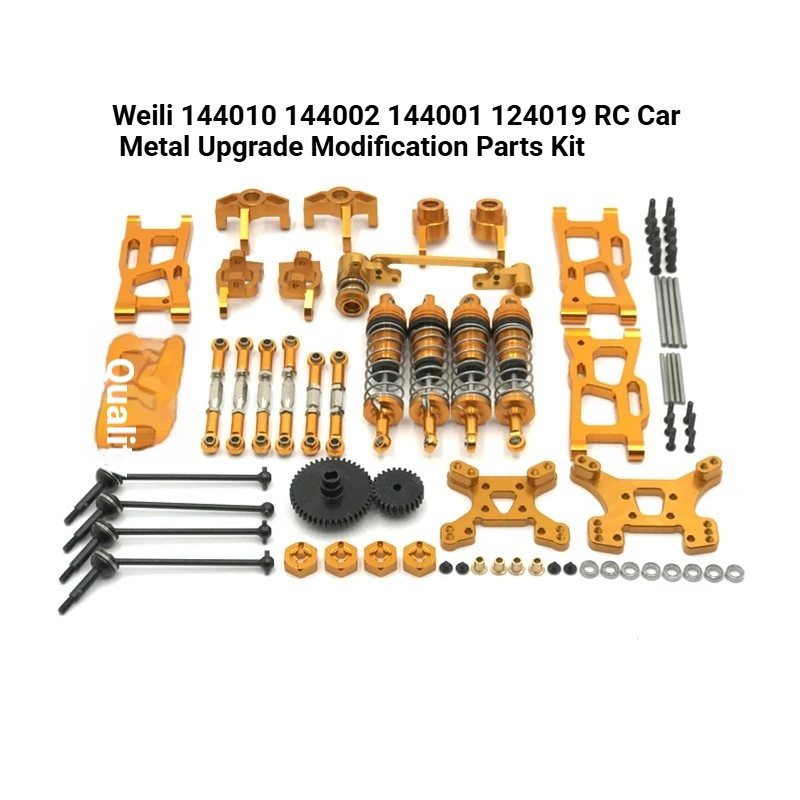 WLtoys RC Car Metal Upgrade Parts Kit For 144001 144002 144010 124019 Aluminum Alloy Full Set Modification Accessories
WLtoys RC Car Metal Upgrade Parts Kit For 144001 144002 144010 124019 Aluminum Alloy Full Set Modification Accessories